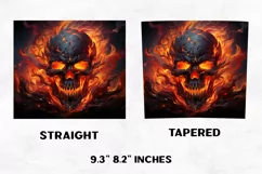 Halloween Tumbler Wrap | Halloween Skull| Halloween PNG Product Image 2