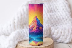 3D Flower Tumbler Wrap | 3D Tumbler wrap | 3d Sublimation Product Image 2