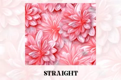 3D Flower Tumbler Wrap | 3D Tumbler wrap | 3d Sublimation Product Image 3