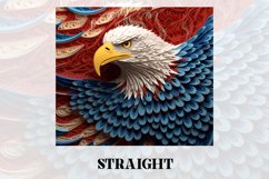 3D Eagle Tumbler Wrap | 3D Patriotic Tumbler | 3D Product Image 2