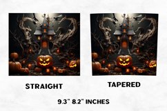 Halloween Tumbler Wrap | Halloween Hunted House | Halloween Product Image 2