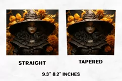 Halloween Tumbler Wrap | Halloween Witch | Halloween PNG Product Image 2