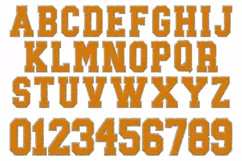 Chenille Sublimation PNG | Alphabet | Sublimation Designs Product Image 2