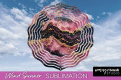 Marble Wind Spinner - Marble Texture Spinner Sublimation Product Image 1