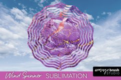 Marble Wind Spinner - Marble Texture Spinner Sublimation Product Image 1