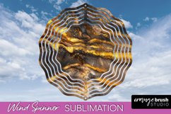 Marble Wind Spinner - Marble Texture Spinner Sublimation Product Image 1