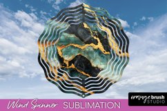 Marble Wind Spinner - Marble Texture Spinner Sublimation Product Image 1