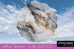 Marble Wind Spinner - Marble Texture Spinner Sublimation Product Image 1