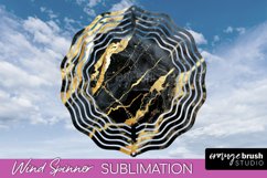 Marble Wind Spinner - Marble Texture Spinner Sublimation Product Image 1