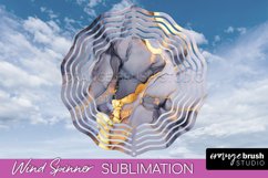 Marble Wind Spinner - Marble Texture Spinner Sublimation Product Image 1