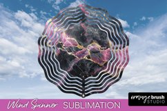Marble Wind Spinner - Marble Texture Spinner Sublimation Product Image 1