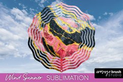 Marble Wind Spinner - Marble Texture Spinner Sublimation Product Image 1