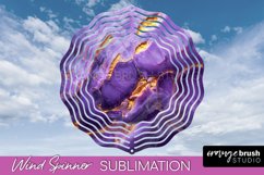 Marble Wind Spinner - Marble Texture Spinner Sublimation Product Image 1