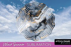 Marble Wind Spinner - Marble Texture Spinner Sublimation Product Image 1