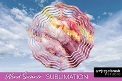 Marble Wind Spinner - Marble Texture Spinner Sublimation Product Image 1