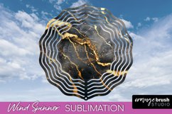 Marble Wind Spinner - Marble Texture Spinner Sublimation Product Image 1