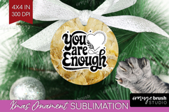 Inspirational Quote Ornament PNG - Marble Texture PNG Product Image 1