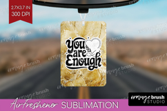 Inspirational Quote Air Freshener PNG - Marble Texture PNG Product Image 1