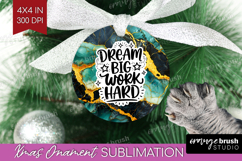 Inspirational Quote Ornament PNG - Marble Texture PNG Product Image 1