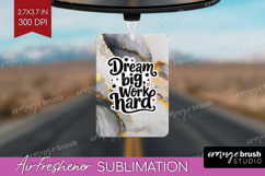 Inspirational Quote Air Freshener PNG - Marble Texture PNG Product Image 1