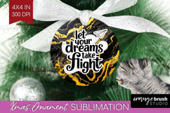Inspirational Quote Ornament PNG - Marble Texture PNG Product Image 1