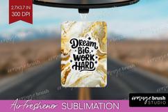 Inspirational Quote Air Freshener PNG - Marble Texture PNG Product Image 1