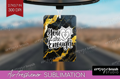 Inspirational Quote Air Freshener PNG - Marble Texture PNG Product Image 1