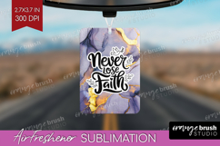 Inspirational Quote Air Freshener PNG - Marble Texture PNG Product Image 1