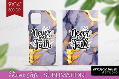 Inspirational Quote Phone Case PNG - Marble Texture Case PNG Product Image 1