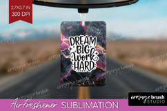 Inspirational Quote Air Freshener PNG - Marble Texture PNG Product Image 1