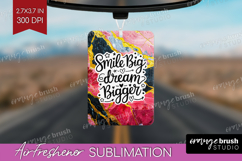 Inspirational Quote Air Freshener PNG - Marble Texture PNG Product Image 1