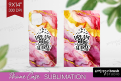 Inspirational Quote Phone Case PNG - Marble Texture Case PNG Product Image 1