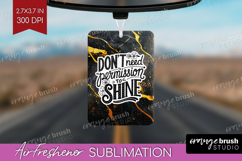 Inspirational Quote Air Freshener PNG - Marble Texture PNG Product Image 1
