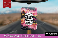 Inspirational Quote Air Freshener PNG - Marble Texture PNG Product Image 1