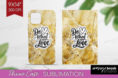 Inspirational Quote Phone Case PNG - Marble Texture Case PNG Product Image 1
