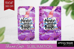 Inspirational Quote Phone Case PNG - Marble Texture Case PNG Product Image 1