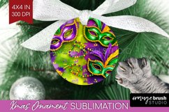 Mardi Gras Ornament PNG - Carnival PNG Sublimation Product Image 1