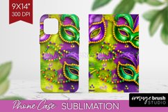 Mardi Gras Phone Case PNG - Carnival Case PNG Sublimation Product Image 1