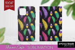 Mardi Gras Phone Case PNG - Carnival Case PNG Sublimation Product Image 1
