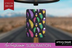 Mardi Gras Air Freshener PNG - Carnival PNG Sublimation Product Image 1