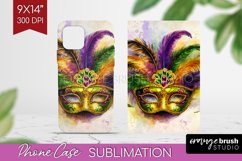 Mardi Gras Phone Case PNG - Carnival Case PNG Sublimation Product Image 1
