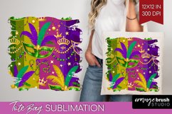 Mardi Gras Tote Bag - Carnival Tote Bag PNG Sublimation Product Image 1