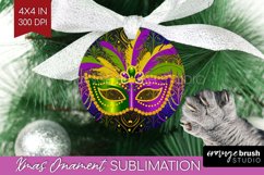 Mardi Gras Ornament PNG - Carnival PNG Sublimation Product Image 1