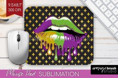 Mardi Gras Mouse Pad Sublimation - Carnival Mousepad PNG Product Image 1