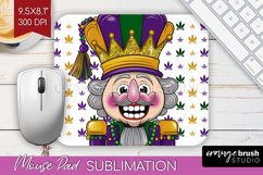 Mardi Gras Mouse Pad Sublimation - Carnival Mousepad PNG Product Image 1