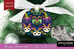Mardi Gras Ornament PNG - Carnival PNG Sublimation Product Image 1