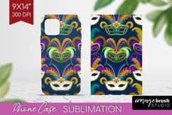 Mardi Gras Phone Case PNG - Carnival Case PNG Sublimation Product Image 1