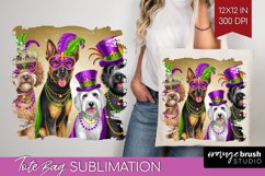 Mardi Gras Tote Bag - Carnival Tote Bag PNG Sublimation Product Image 1