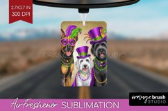 Mardi Gras Air Freshener PNG - Carnival PNG Sublimation Product Image 1