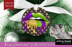 Mardi Gras Ornament PNG - Carnival PNG Sublimation Product Image 1
